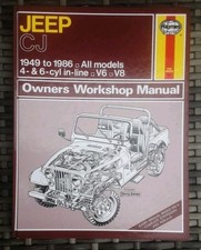 Jeep haynes workshop for sale  WIGAN