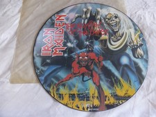IRON MAIDEN - THE NUMBER OF THE BEAST (PIC DISC) ,EMI ,1982 ,EMCP 3400, -/VG comprar usado  Enviando para Brazil