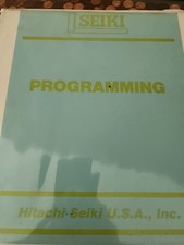 Hitachi seiki programming for sale  Westbrook
