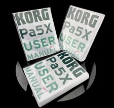 Korg Pa5X Manual: 1800Páginas - Cor Completa - 3 Livros Bobina Encadernada - Lays Flat comprar usado  Enviando para Brazil