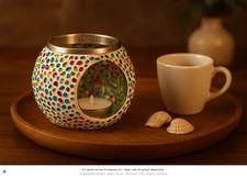 Partylite windlicht bauchig gebraucht kaufen  Deutschland