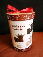 Schokoladen fondue set gebraucht kaufen  Saalfeld/Saale
