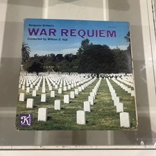 Benjamin Britten-War Requiem, Conducted By William D. Hall Gat KS-544 Vinyl 12'' comprar usado Benjamin Britten-War Requiem, Conducted By William D. Hall Gat KS-544 Vinyl 12'' comprar usado  Enviando para Brazil