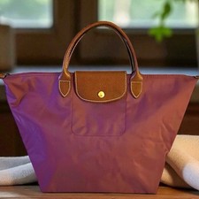Bolsa tote Longchamp Le Pliage original M alça curta couro náilon média comprar usado  Enviando para Brazil