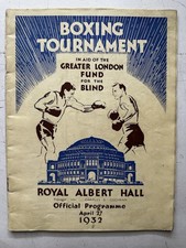 Boxing programme aid for sale  WINDSOR