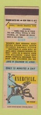 Matchbook cover exercycle for sale  USA