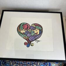Arte de tatuagem emoldurada e fosca. Assinado e datado de 2011. Friendship Love 11”x 14” comprar usado  Enviando para Brazil