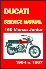 Manual de oficina DUCATI 160 Monza Junior 1964 1965 1966 e 1967 serviço e reparo comprar usado  Enviando para Brazil