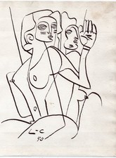 Corbusier ink dessin usato  Cava Manara