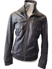 Superdry leather bomber for sale  UK