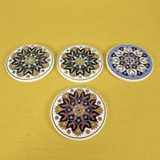 Sottobicchieri ceramica dipint usato  Ferrara