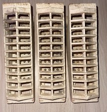 Conjunto de 3 tijolos de inserção de grelha de cerâmica radiante Dearborn (7004-6008) 8"" comprar usado  Enviando para Brazil