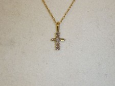 Diamant gelbgold kreuz gebraucht kaufen  Münster