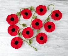 Crochet poppy flowers for sale  WITNEY