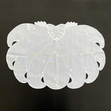 Vintage white embroidered for sale  LLANDYSUL