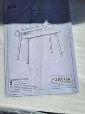 Grey drawer desk for sale  PRESTON