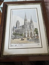 Petit cadre gravure d'occasion  Rouen-