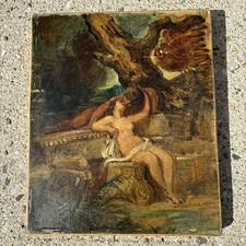 Antique oil painting for sale  Cumberland Center