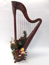 Vintage wooden harp for sale  WELWYN GARDEN CITY