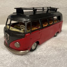 Vintage Bandai Lata VW Microbus Logotipo Tipo W Fabricado no Japão Brinquedo Volkswagen Raro comprar usado  Enviando para Brazil