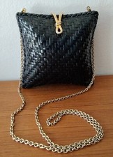 Borsa vintage midollino usato  Italia