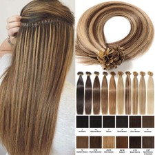 Extensões de cabelo humano 100% russo remy unha de queratina pré-ligada 200G de espessura ponta U comprar usado  Enviando para Brazil