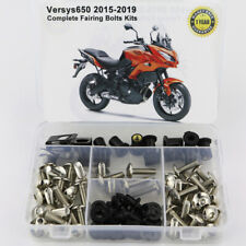 Kit de parafusos de carenagem prata ajuste para Kawasaki Versys 650 15-24 parafusos de carroceria, usado comprar usado  Enviando para Brazil