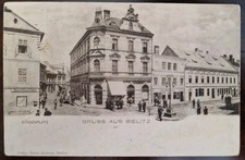 AK/PK Biel.  Bielsko-Biała. Pozdrowienia z... giełdy, fryzjera, karczmy. na sprzedaż  Wysyłka do Poland