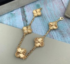 Pulseira Guilhochê Vintage Amarela 5 Motivos Van Cleef comprar usado  Enviando para Brazil