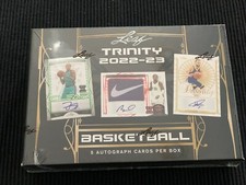 2022/23 LEAF TRINITY HOBBY BASQUETE CAIXA LACRADA 5 AUTOMÁTICO/AUTÓGRAFO POR CAIXA comprar usado  Enviando para Brazil
