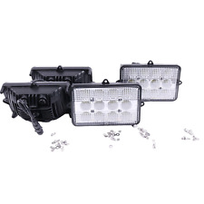 Luz de cabine LED 4 peças 6"x4" 6500K AH159332 para John Deere 9400 9500 9510 9610 9670, usado comprar usado  Enviando para Brazil