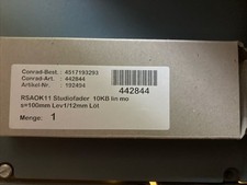 schiebepotentiometer gebraucht kaufen  Harsefeld