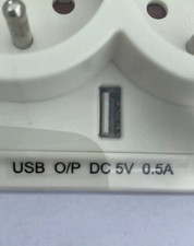IKEA UTRUSTA Podwójne gniazdo gniazdkowe ze złączem USB białe 602.875.89 Nowe Oryginalne opakowanie na sprzedaż  Wysyłka do Poland