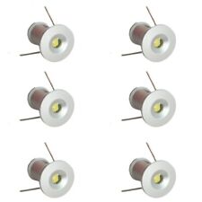 6X Mini Lampki Punktowe Lampa LED 12V Do Kampera Przyczepy Zimna Biel 0,5W, używany na sprzedaż  PL