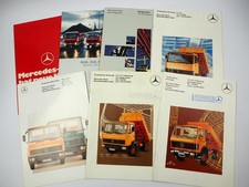 7x Prospekt Mercedes Benz Nutzfahrzeuge LKW Baugewerbe Atego Axor Actros, usado comprar usado  Enviando para Brazil