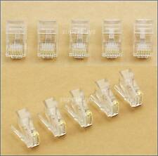 Usado, Conector de rede conector modular conector plugue extremidade cabo Ethernet RJ45 Cat5 Cat5e 8P8C comprar usado  Enviando para Brazil