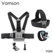 Pour Xiaomi pour Yi sangle de poitrine ceinture tête sangle conjunto montagem 360 comprar usado  Enviando para Brazil