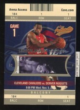 2003-04 Fleer Authentix Balcony #104 LeBron James Cavaliers RC Rookie 130/250 comprar usado  Enviando para Brazil