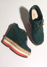 scarpe verde smeraldo usato  Orsago