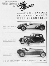 Pubblicita 1935 alfa usato  Biella