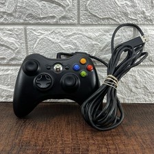 Controle com fio original do fabricante Microsoft Xbox 360 PC preto - Testado Breakaway EXC comprar usado  Enviando para Brazil
