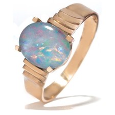 Używany, Pierścionek opal na sprzedaż  Wysyłka do Poland