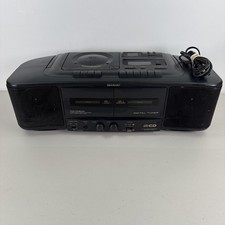 Rádio CD cassete vintage década de 1990 Boombox SHARP WQ-CD240 (1994) comprar usado  Enviando para Brazil