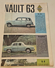 Brochure publicitaire renault d'occasion  Quarré-les-Tombes