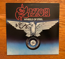 Saxon - Wheels of Steel LP Carrere CAR 38-126 1980 Pressing VG+ comprar usado  Enviando para Brazil