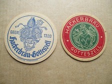 2 alte Bierdeckel Hacker-Bräu aus Gotteszell, usado comprar usado  Enviando para Brazil