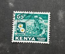 Sello de Kenia 1963 de la industria del piretro, usado segunda mano  Embacar hacia Argentina