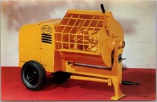 Cartão postal publicitário de equipamentos de construção "MULLER 4 pés cúbicos misturador de gesso e argamassa", usado comprar usado  Enviando para Brazil