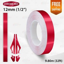Chrome red 12mm for sale  COALVILLE