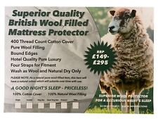 Wool filled mattress for sale  MANCHESTER